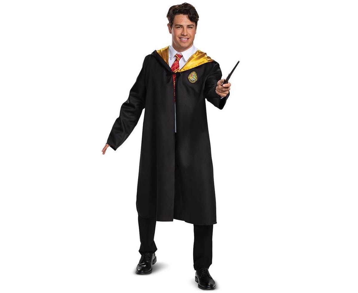 Adult Harry Potter Hogwarts Halloween Costume Robe One Size