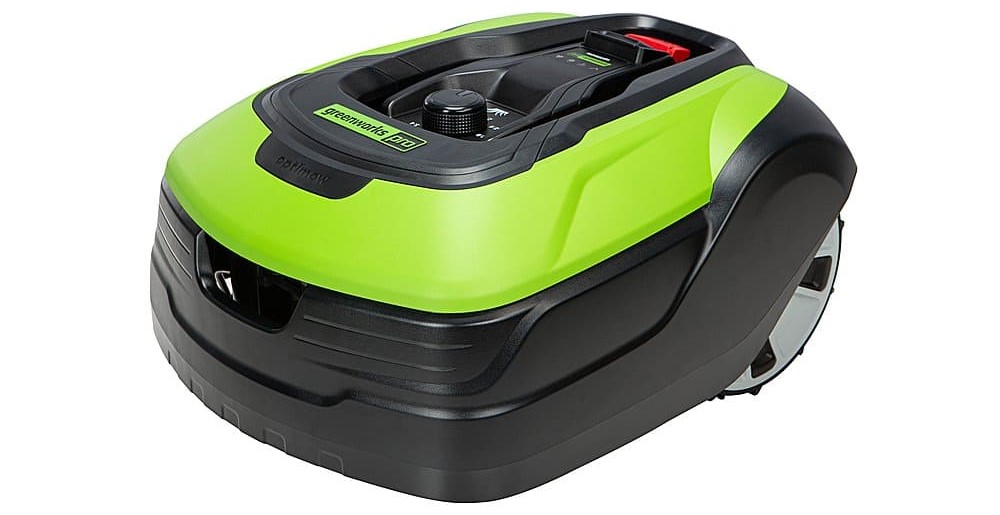 Best Buy Greenworks - Optimow Robotic Lawn Mower - Green