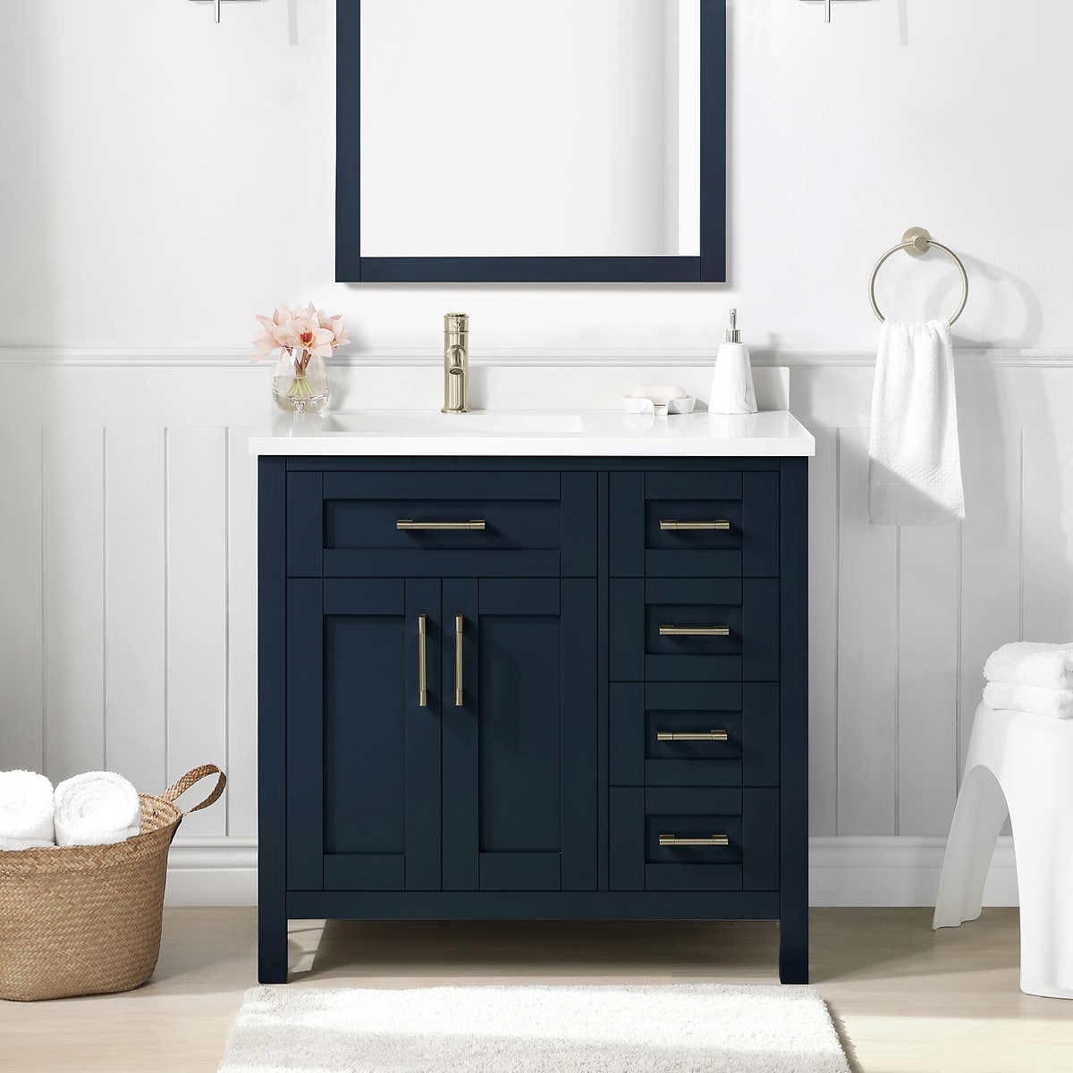 Costco OVE Decors Lakeview Bath Vanity in Blue