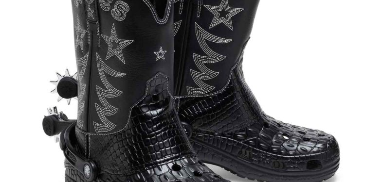 Bold cowboy boots for fashionable and fashion-forward style at Crocs