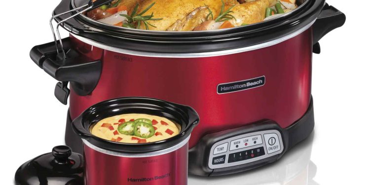 Hamilton Beach 7 Quart Stay or Go Programmable Slow Cooker