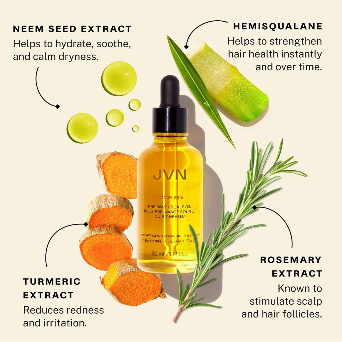 JVN Complete Pre-Wash Scalp & Hair Strengthening Treatment