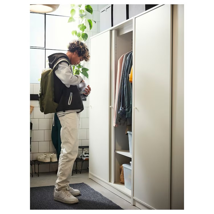 KLEPPSTAD Wardrobe with sliding doors from IKEA