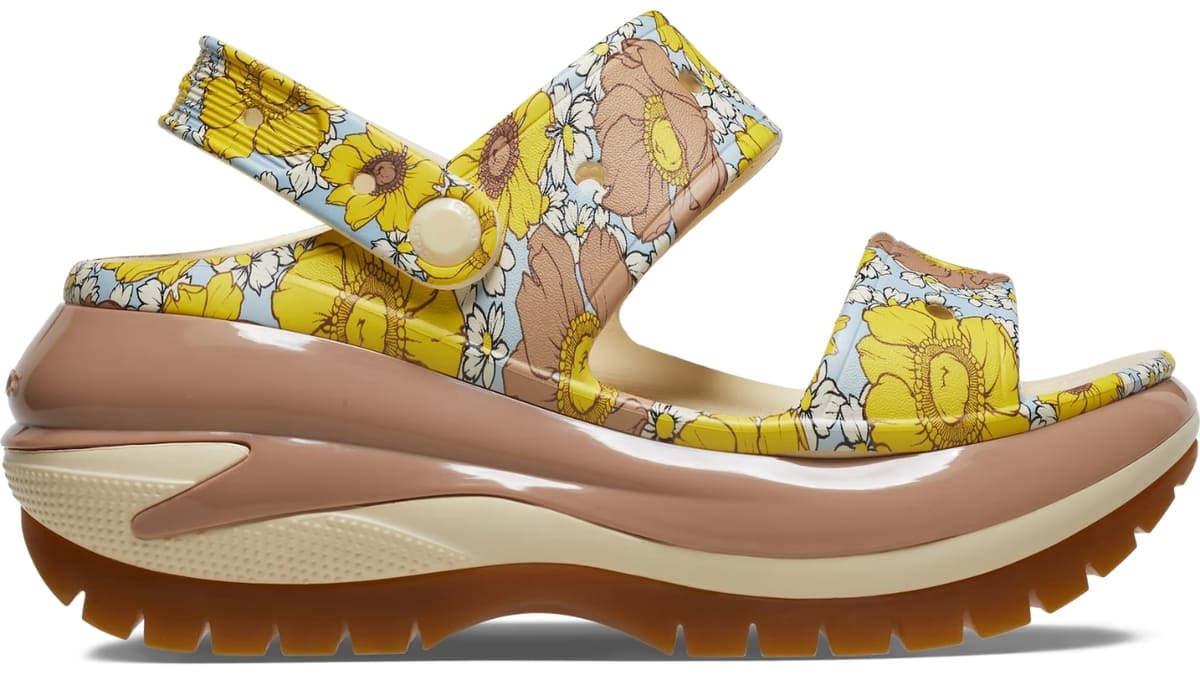 Mega Crush Retro Floral Sandal from Crocs