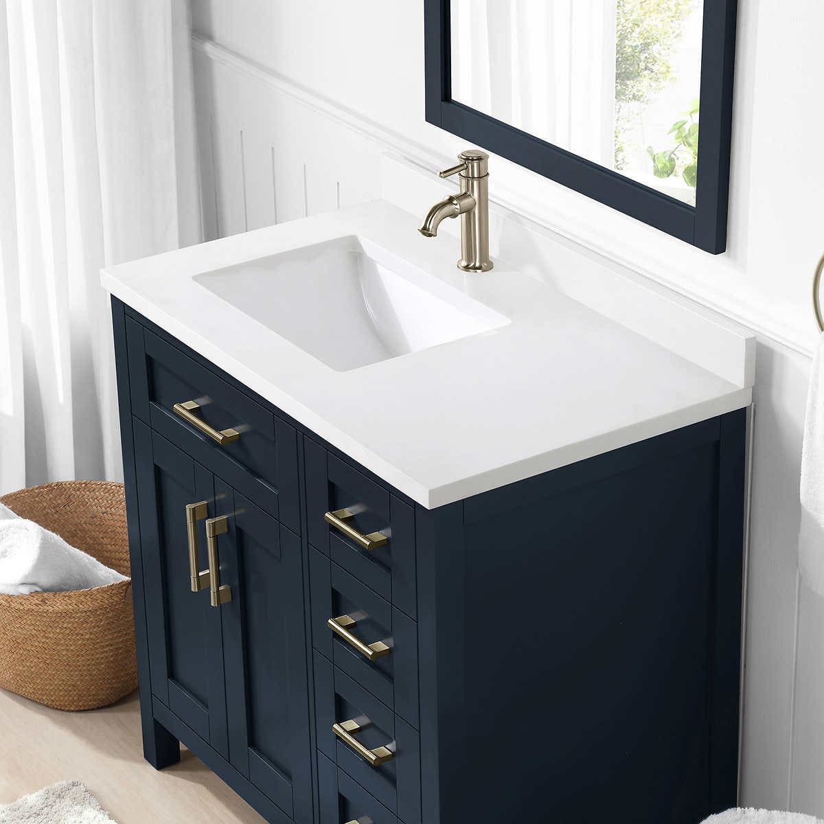 OVE Decors Lakeview Bath Vanity in Blue