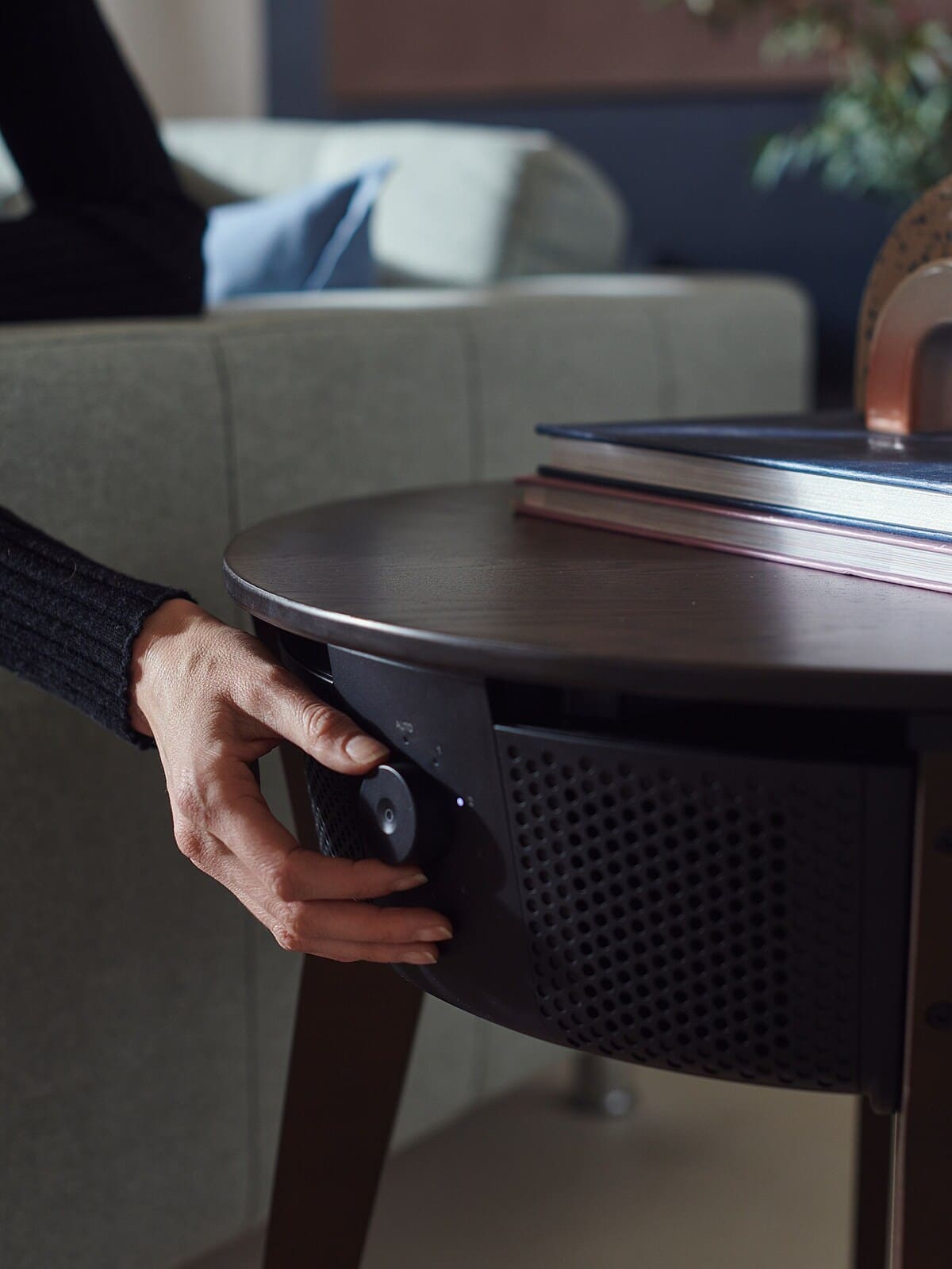 STARKVIND Table with air purifier from IKEA