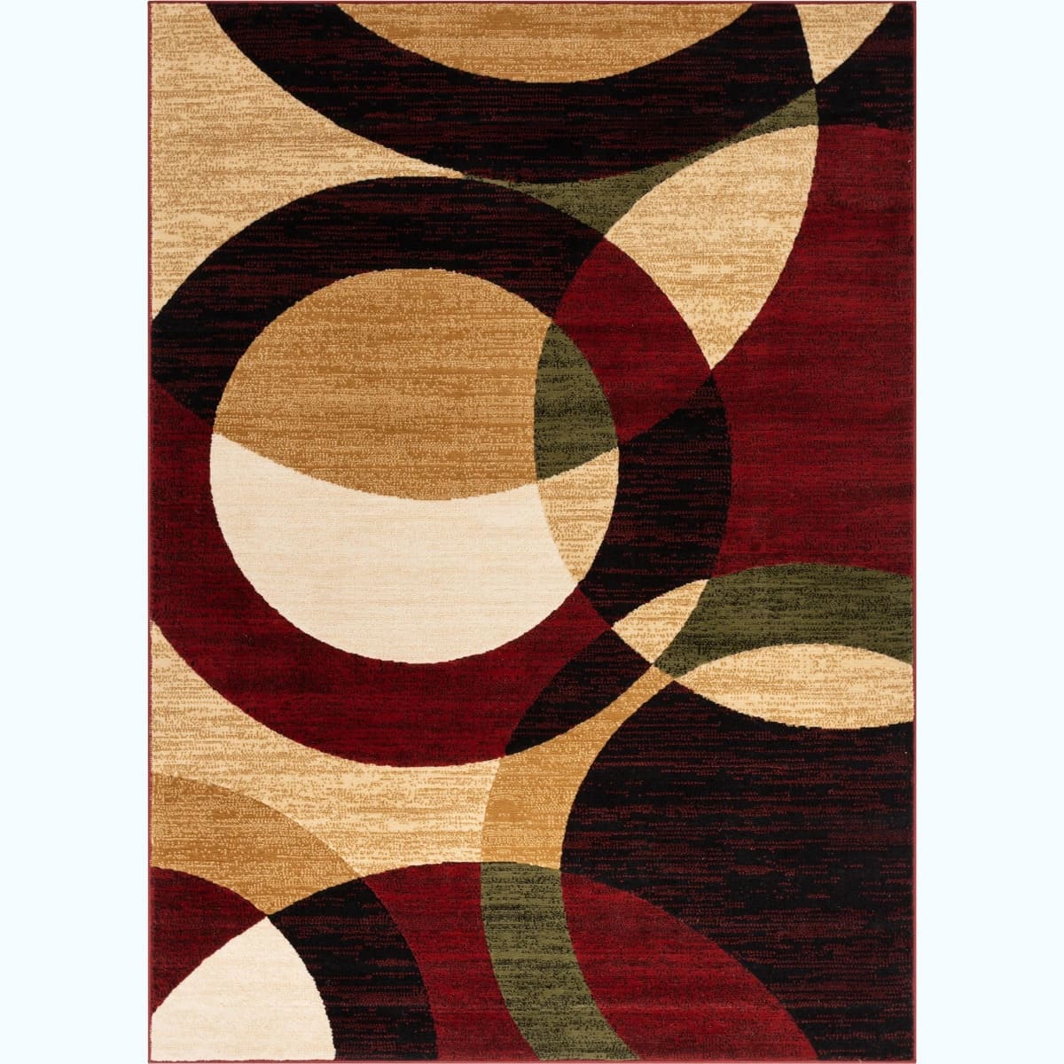 Target Well Woven Casual Modern Styling Shapes Circles Area Rug
