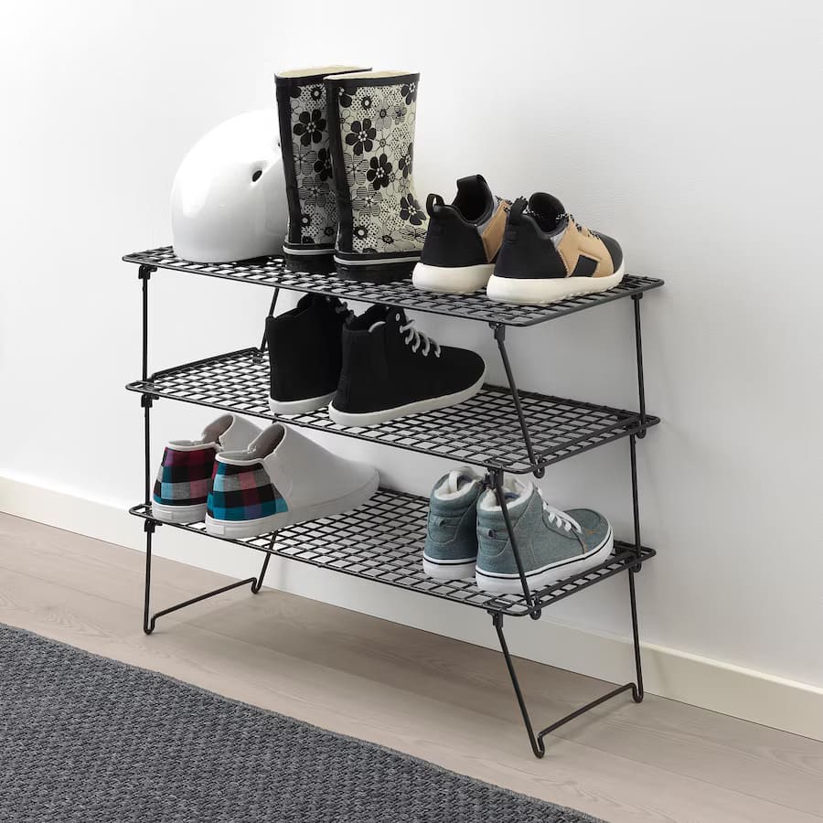GREJIG Shoe rack gray from Ikea