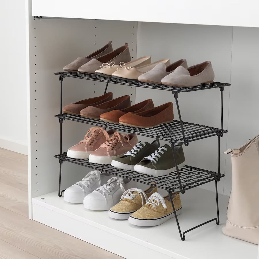 GREJIG Shoe rack gray from Ikea