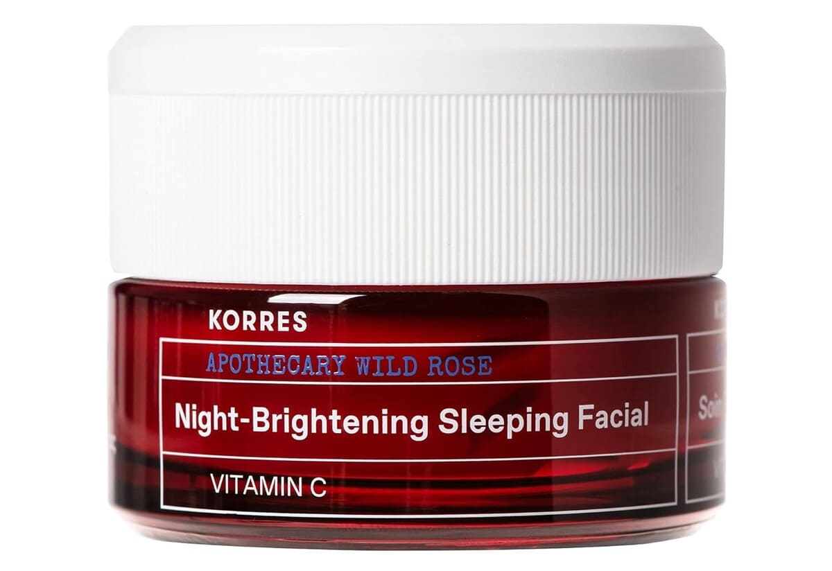 korres - wild rose night-brightening sleeping facial