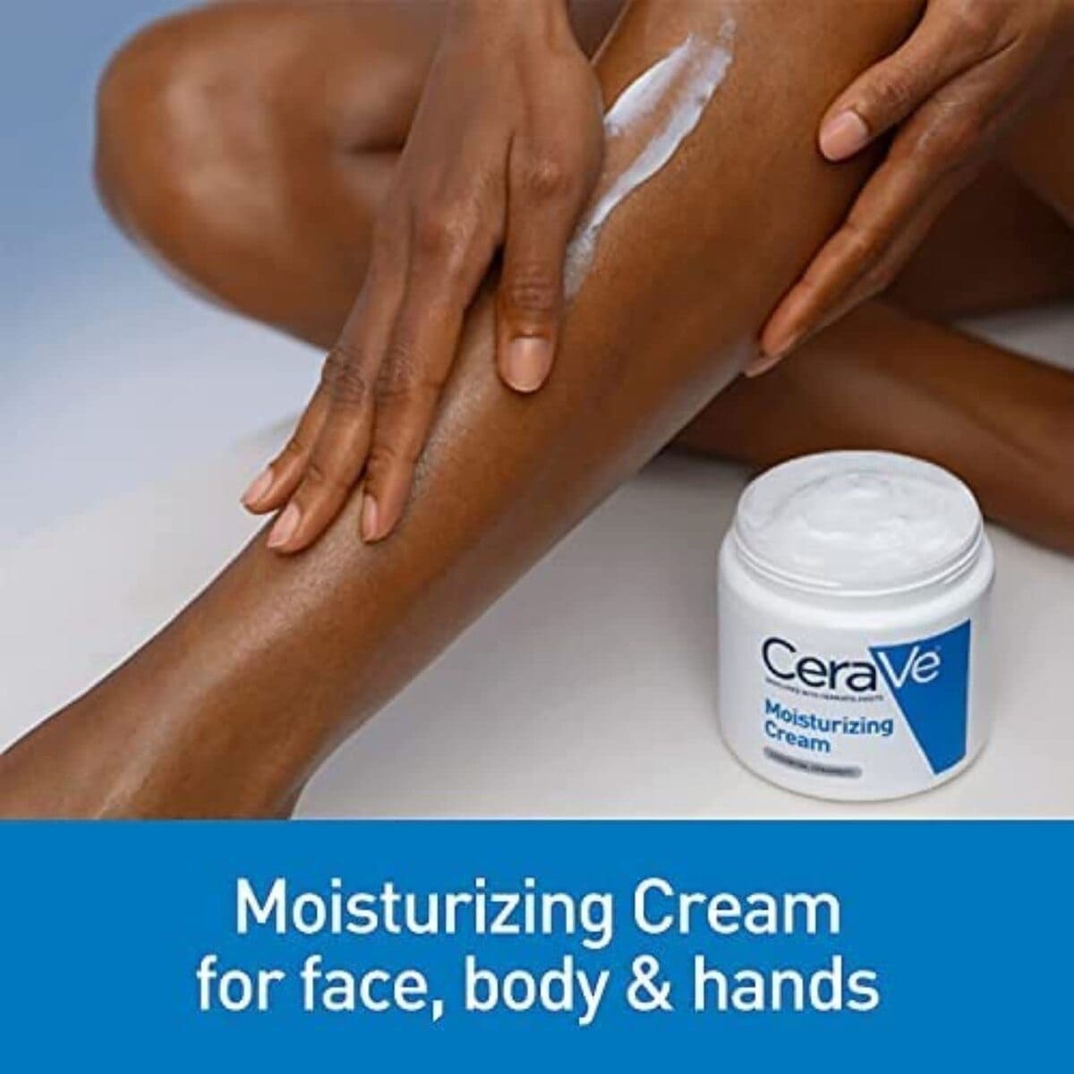 CeraVe Moisturizing Cream Body and Face Moisturizer for Dry Skin from Amazon