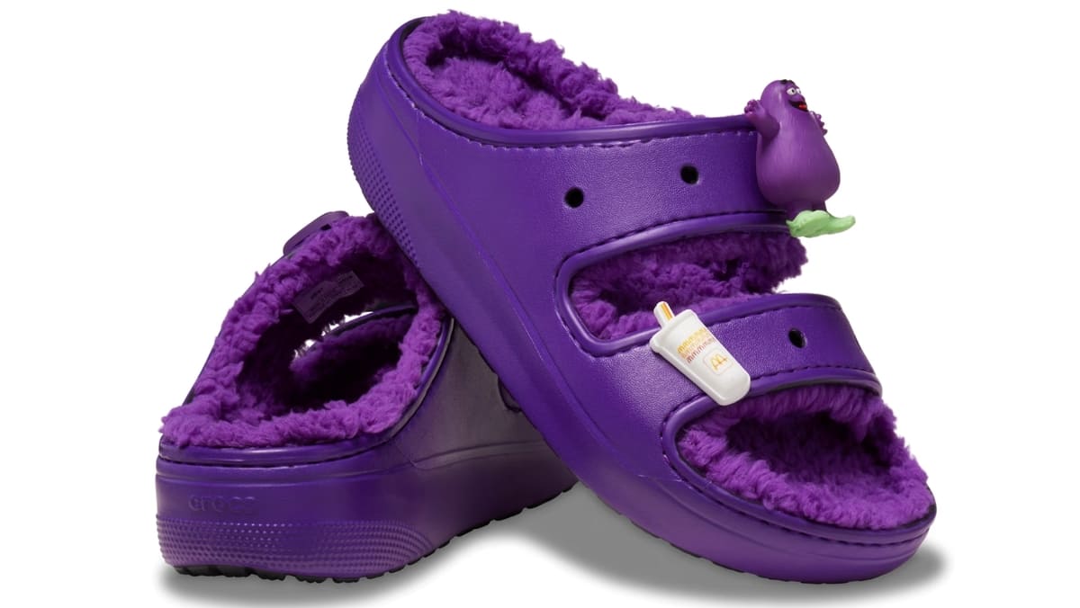 McDonald's X Crocs Grimace Cozzzy Classic Clog